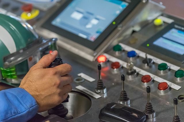A close up of a person pressing a button.