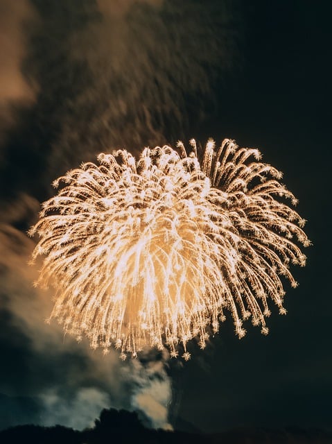 fireworks display