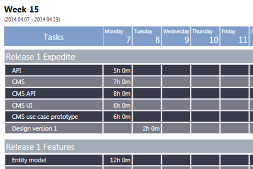 timesheet