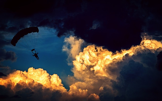 parachutist